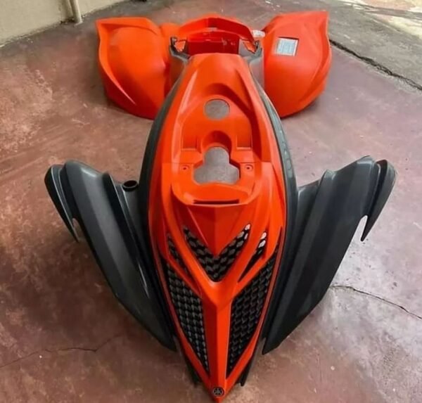 Yamaha Raptor Orange & Black Plastic Kit
