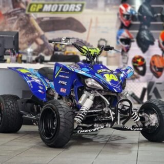 Blue Yamaha YFZ 450 Quad Bike