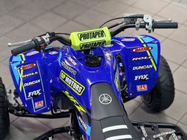 Blue Yamaha YFZ 450 Quad Bike - Image 3