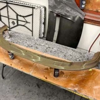 First Molding Carbon Fiber front lip spoiler