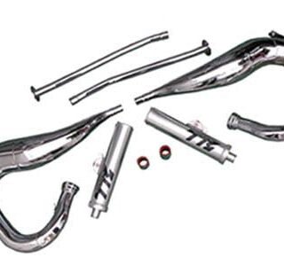 Chrome Toomey Exhaust Set, Banshee